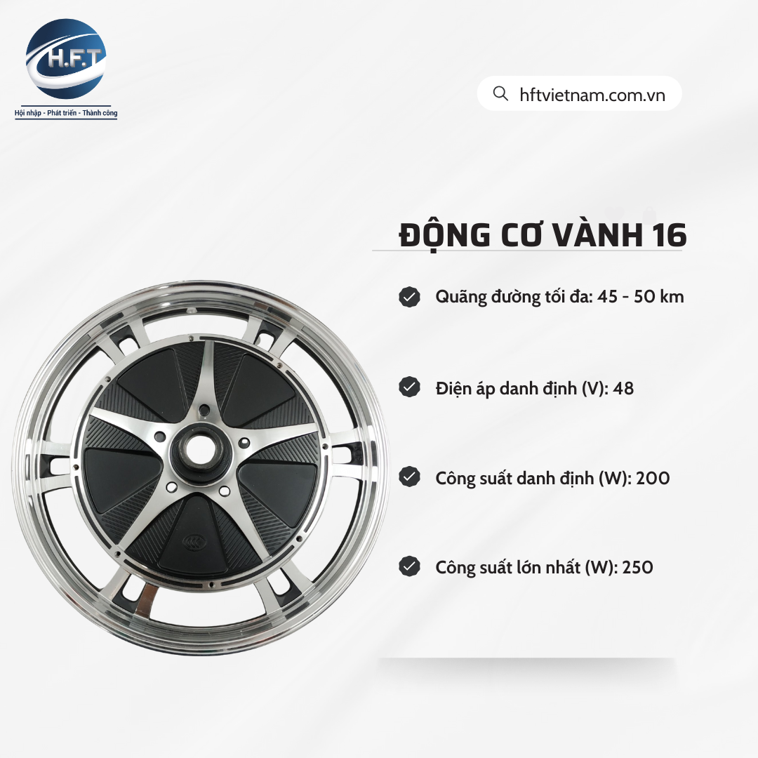 Động cơ Xe Đạp Điện Vành 16 D1